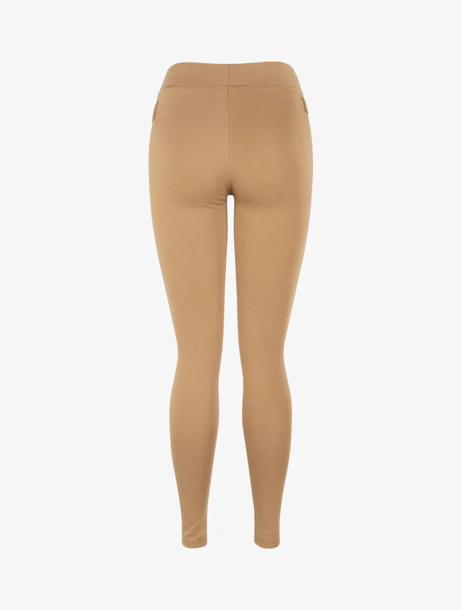 Ultra skinny legging met zichtbare naden - Taupe - Image 2