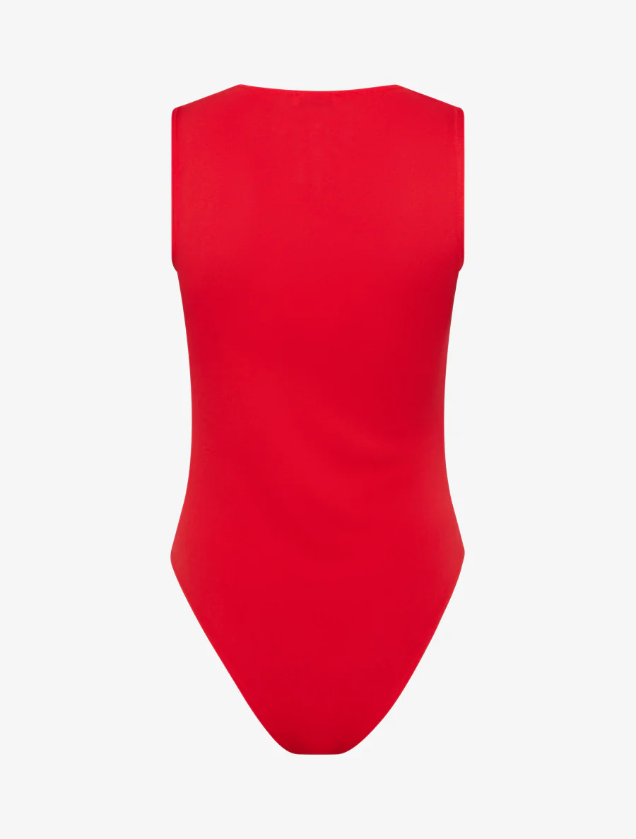 Lichaamsstretch met juweelinzet - Rood - Image 2