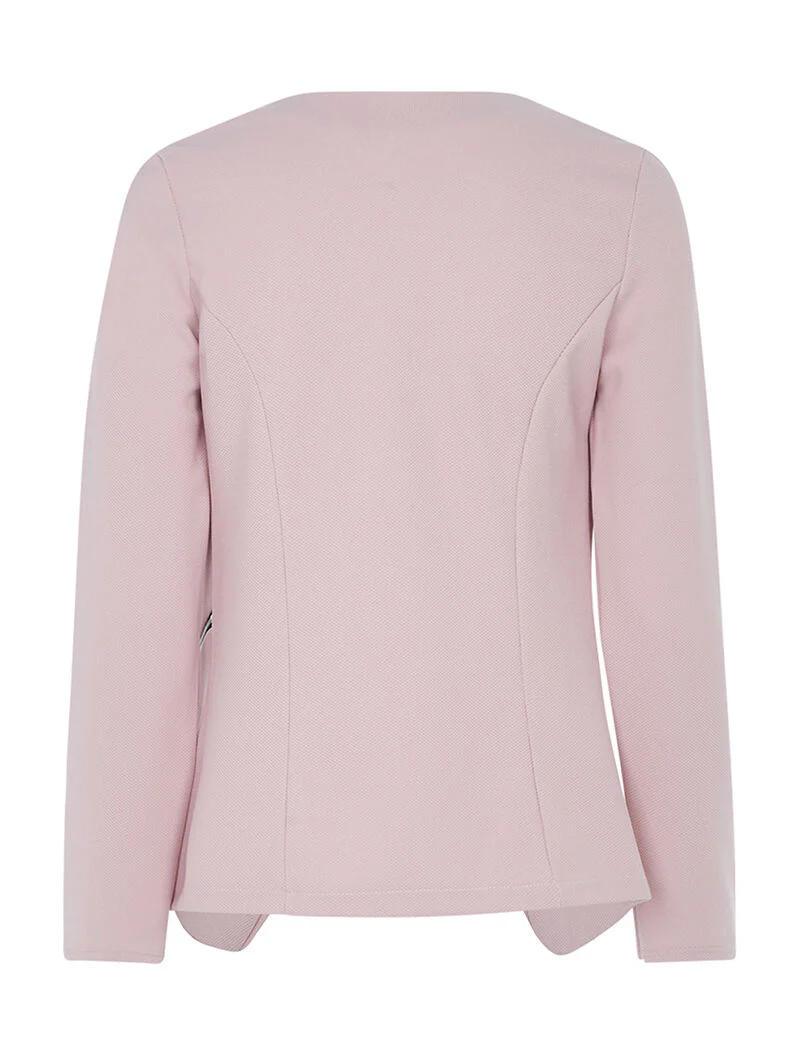 Basis open lichte jas - roze - Image 2