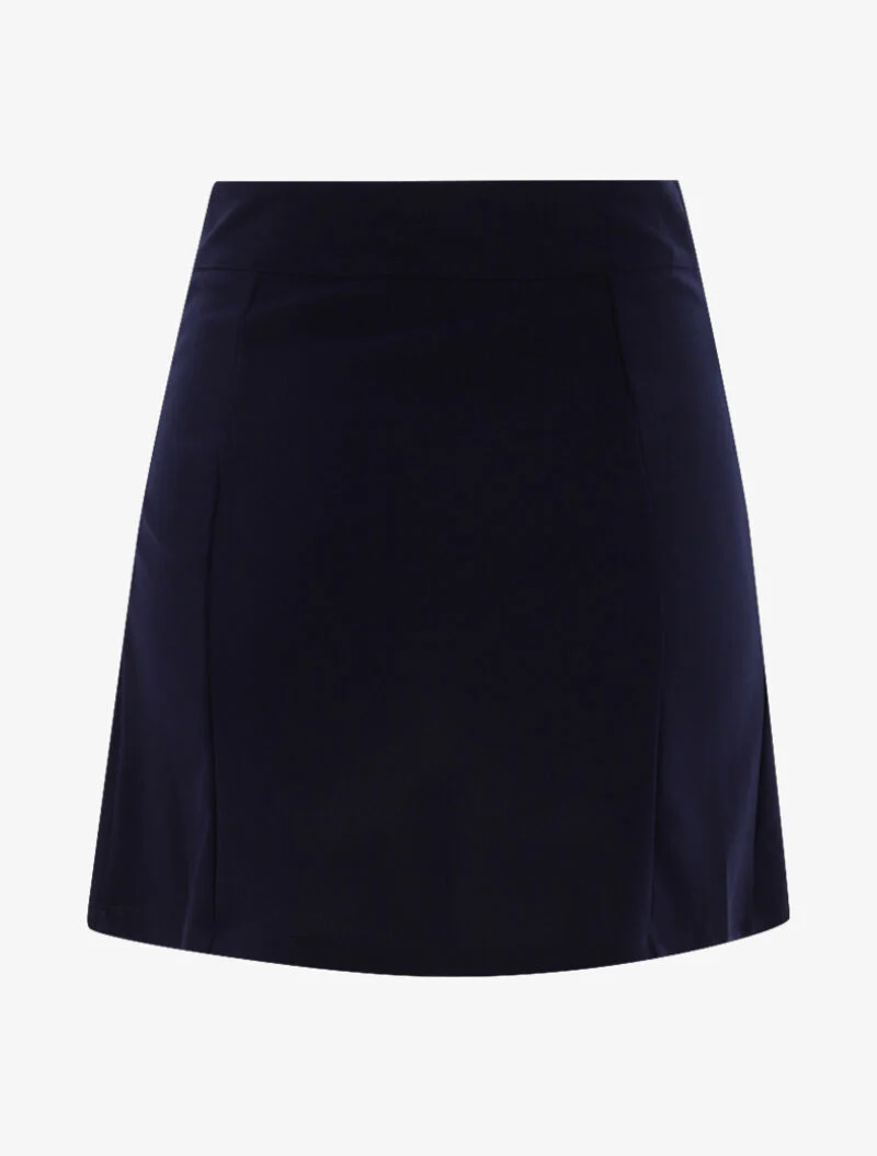 Minirok met geplooide details - marineblauw