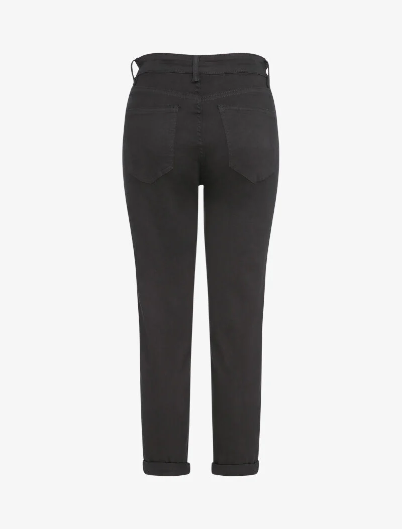 Mom jeans 7/8 hoge taille - Zwart - Image 2
