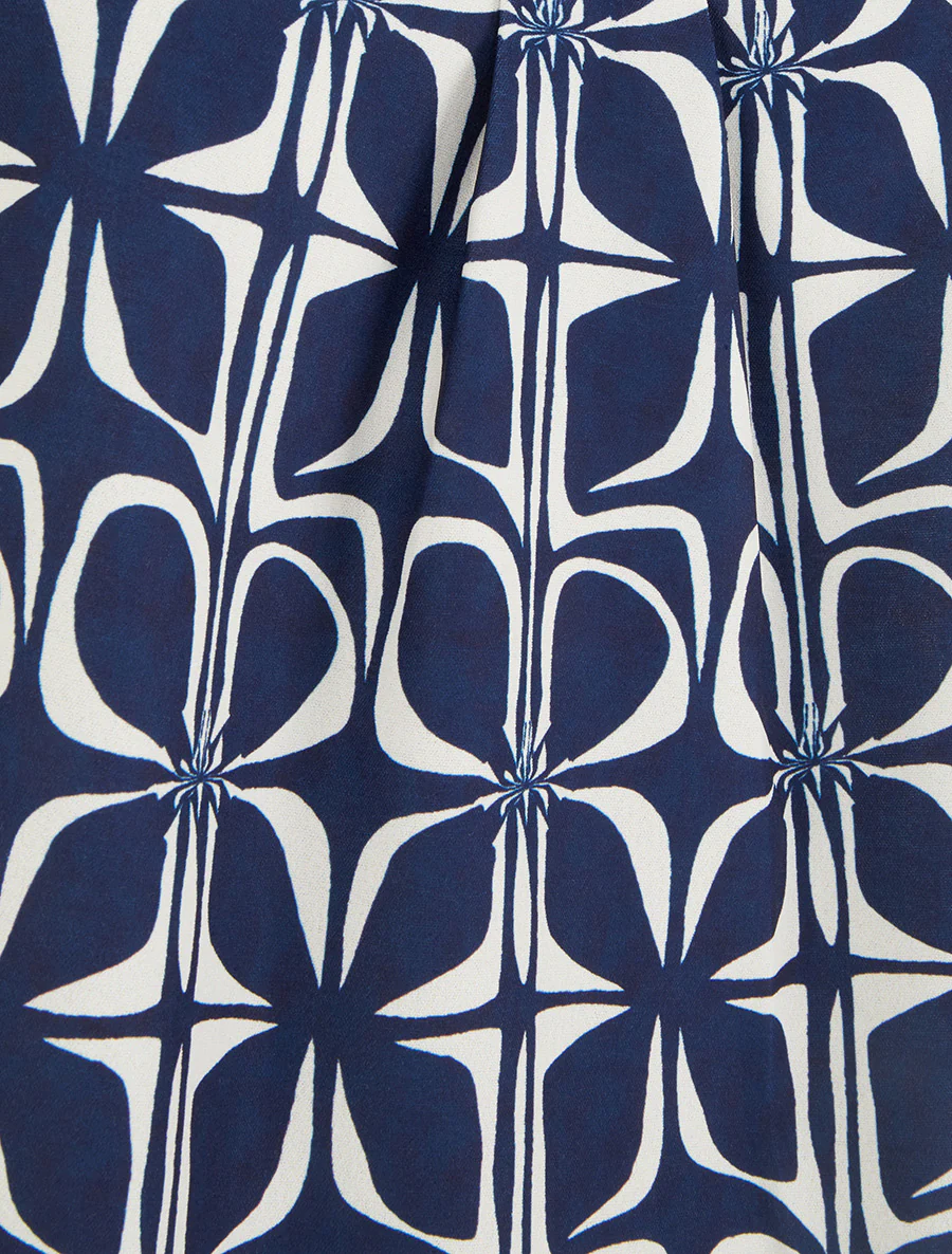 Mouwloze top met grafische print - Marine - Image 3