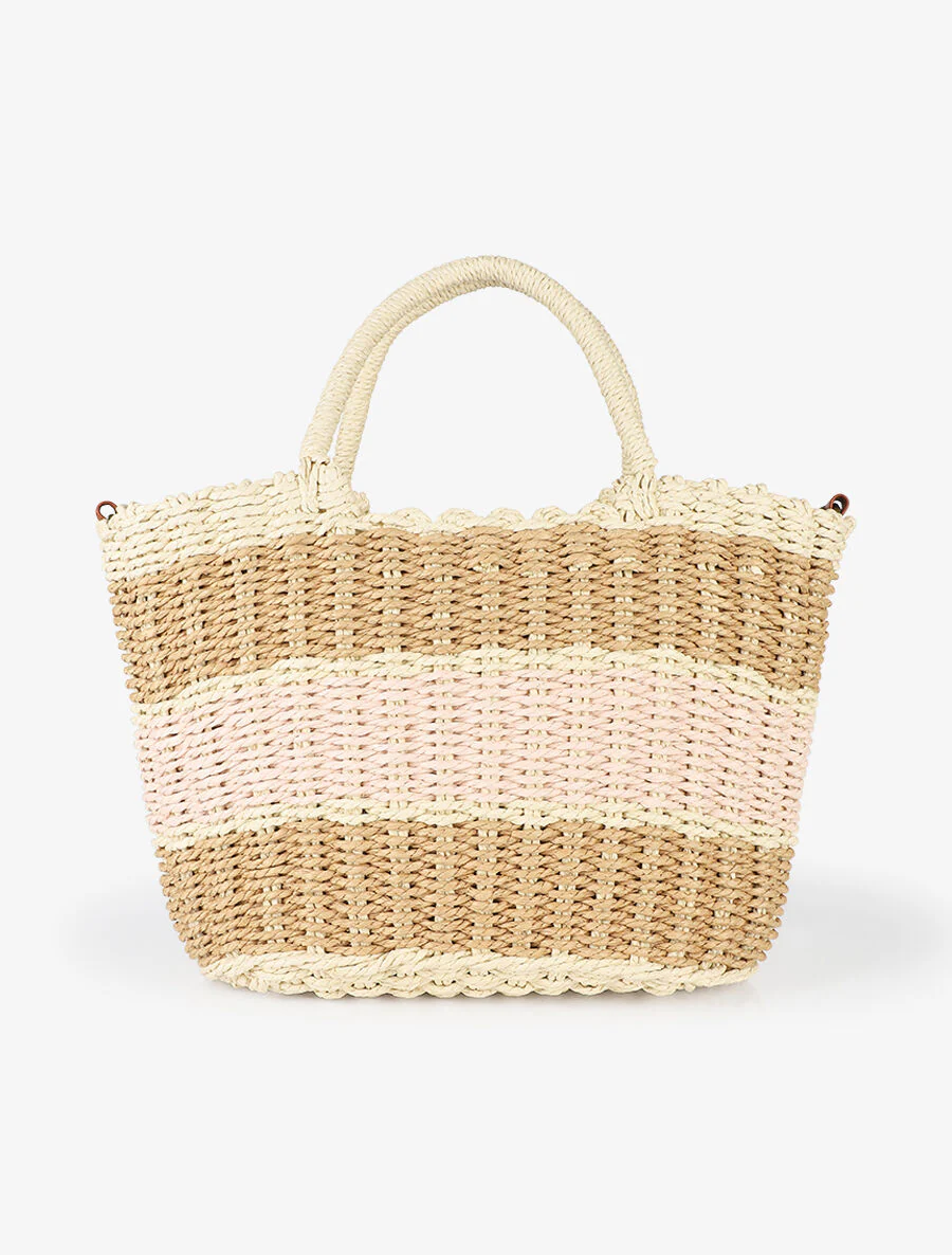 Nana handtas - Roze/beige - Image 2
