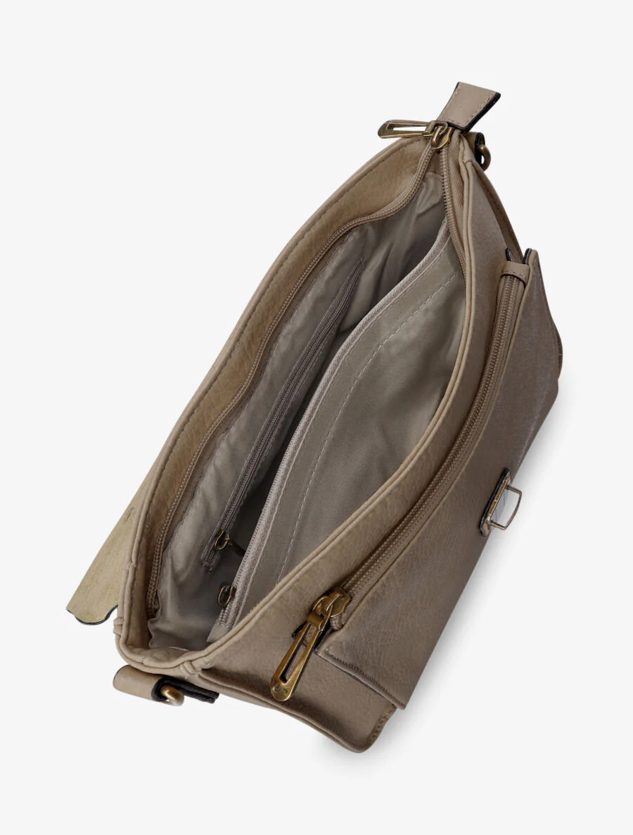 Nevenka schoudertas - taupe - Image 4