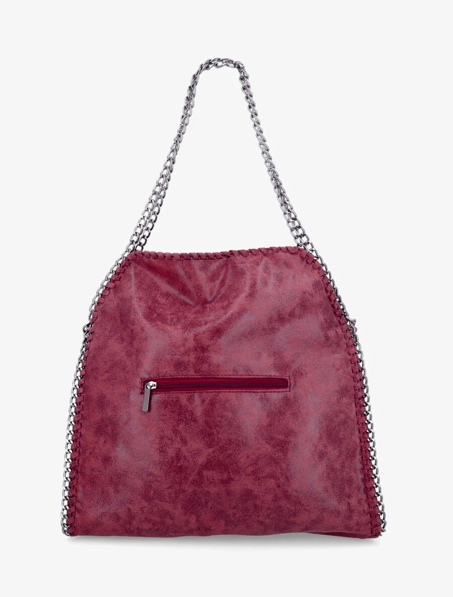 Noura Shopper Tas - Bordeaux - Image 3