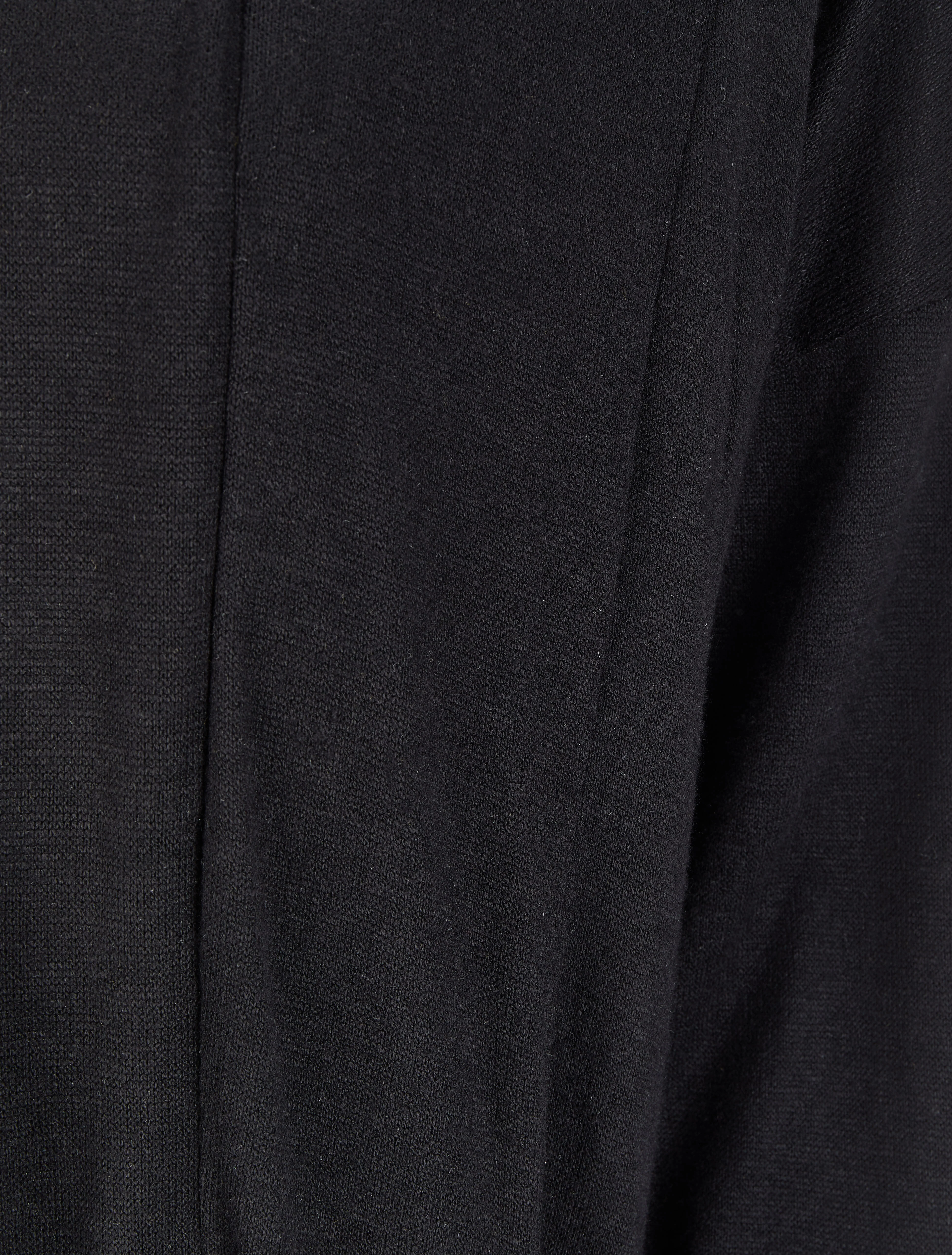 Halflang open vest - Zwart - Image 3
