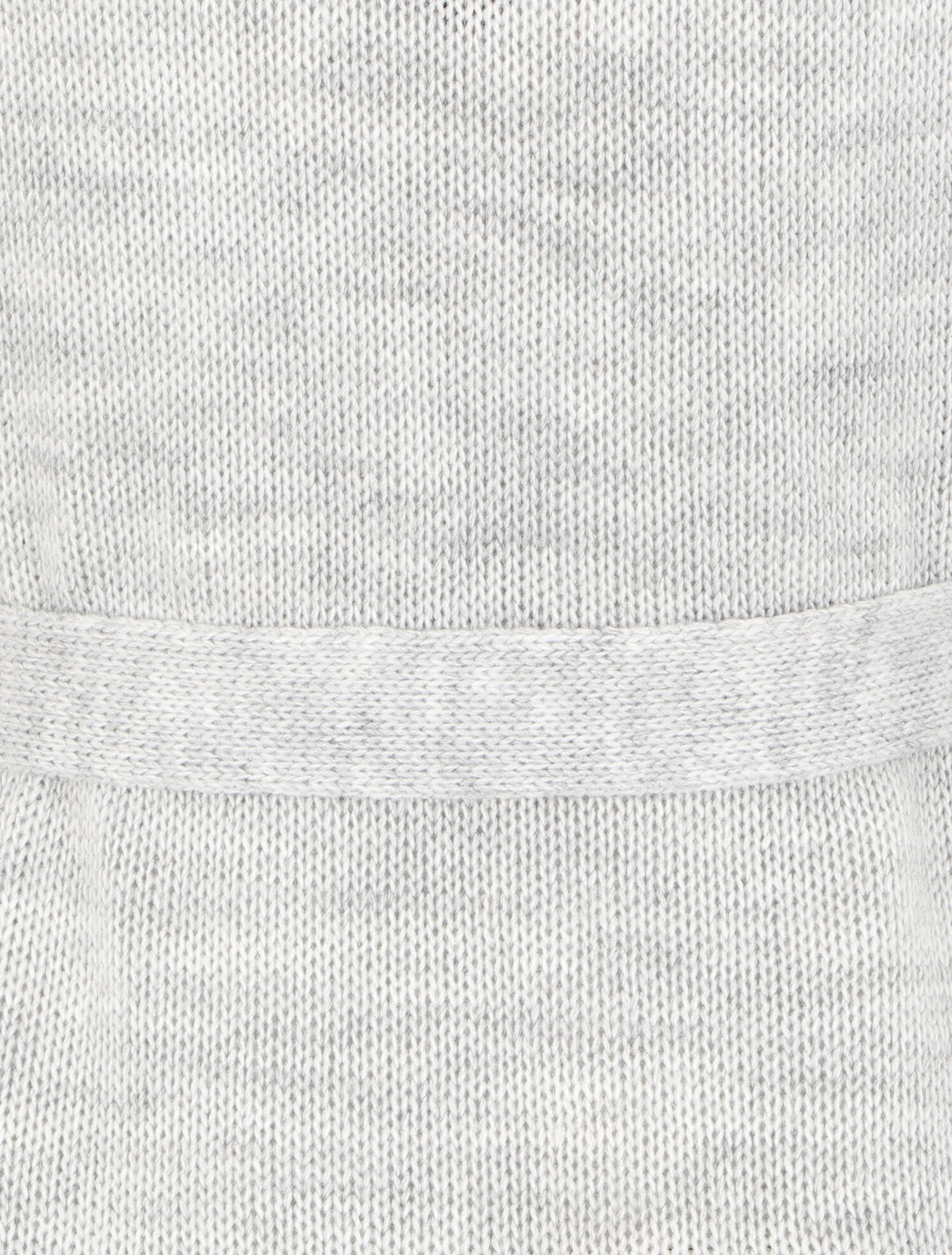 Lange oversized gebreide trui - Lichtgrijs - Image 3
