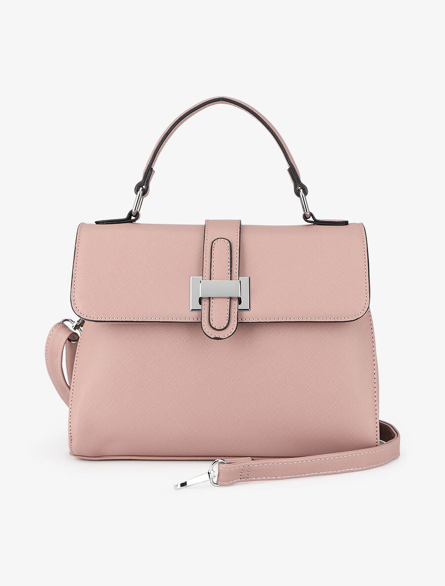 Piper handtas - Oud roze