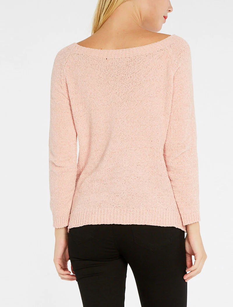Pull pilou basic - roze - Image 4