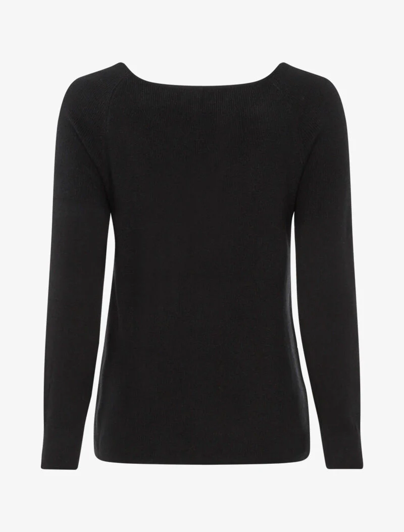 Pull stretch met gevlochten detail - zwart - Image 2