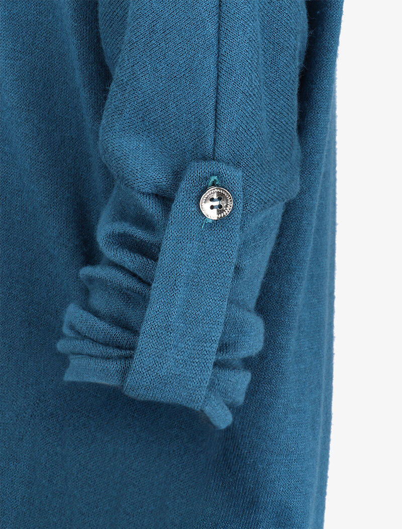 Vleermuis trui met sjerp - Blauw - Image 3