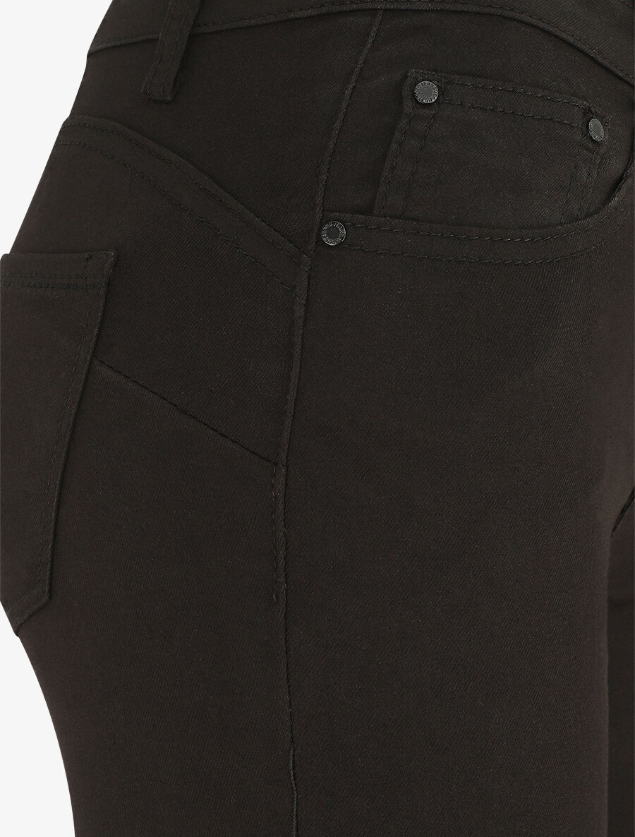 Push-up jeans met revers. skinny model - zwart - Image 4
