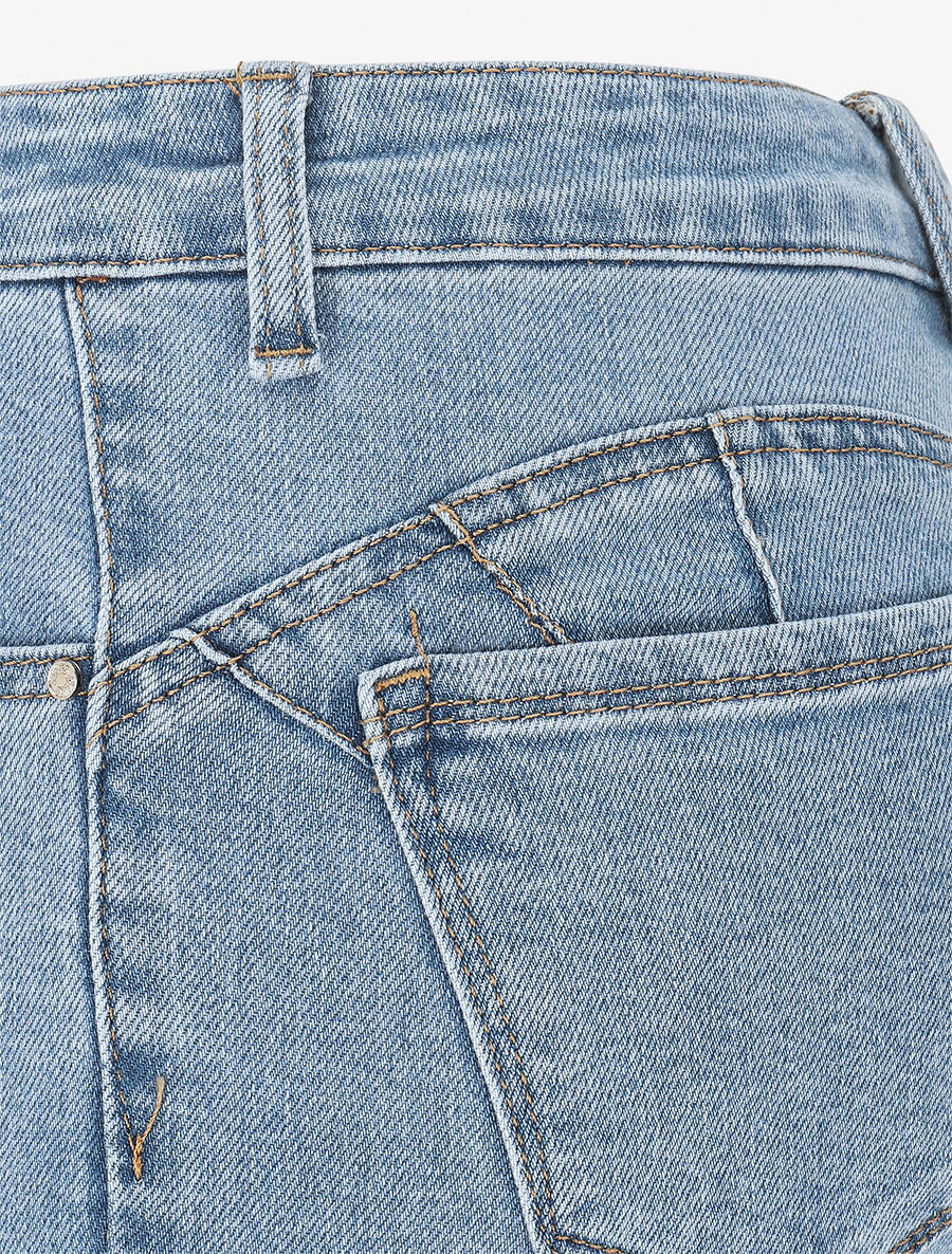 Push up skinny jeans - Lichtblauw - Image 3