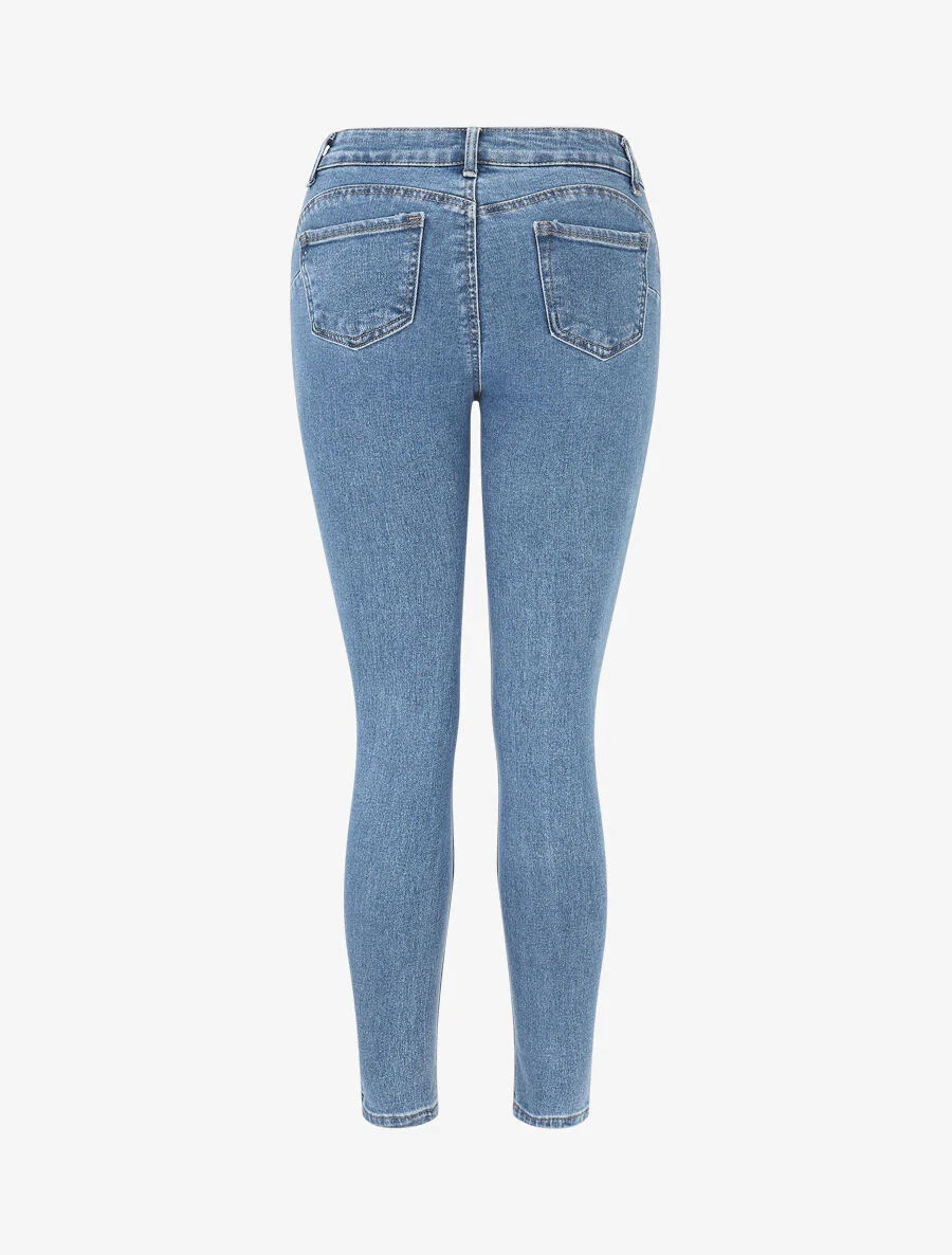 Push up skinny jeans - Blauw - Image 2