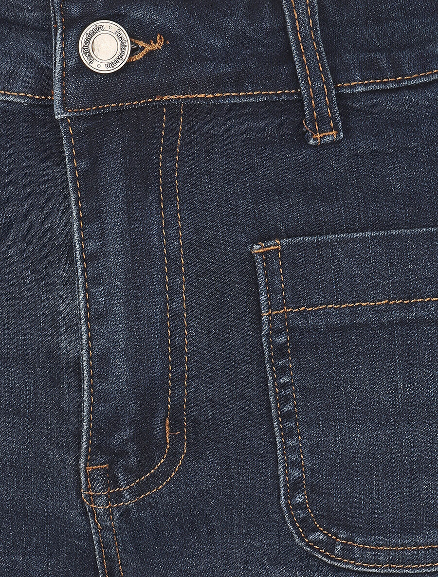 Recht jeans gewassen - blauw - Image 3