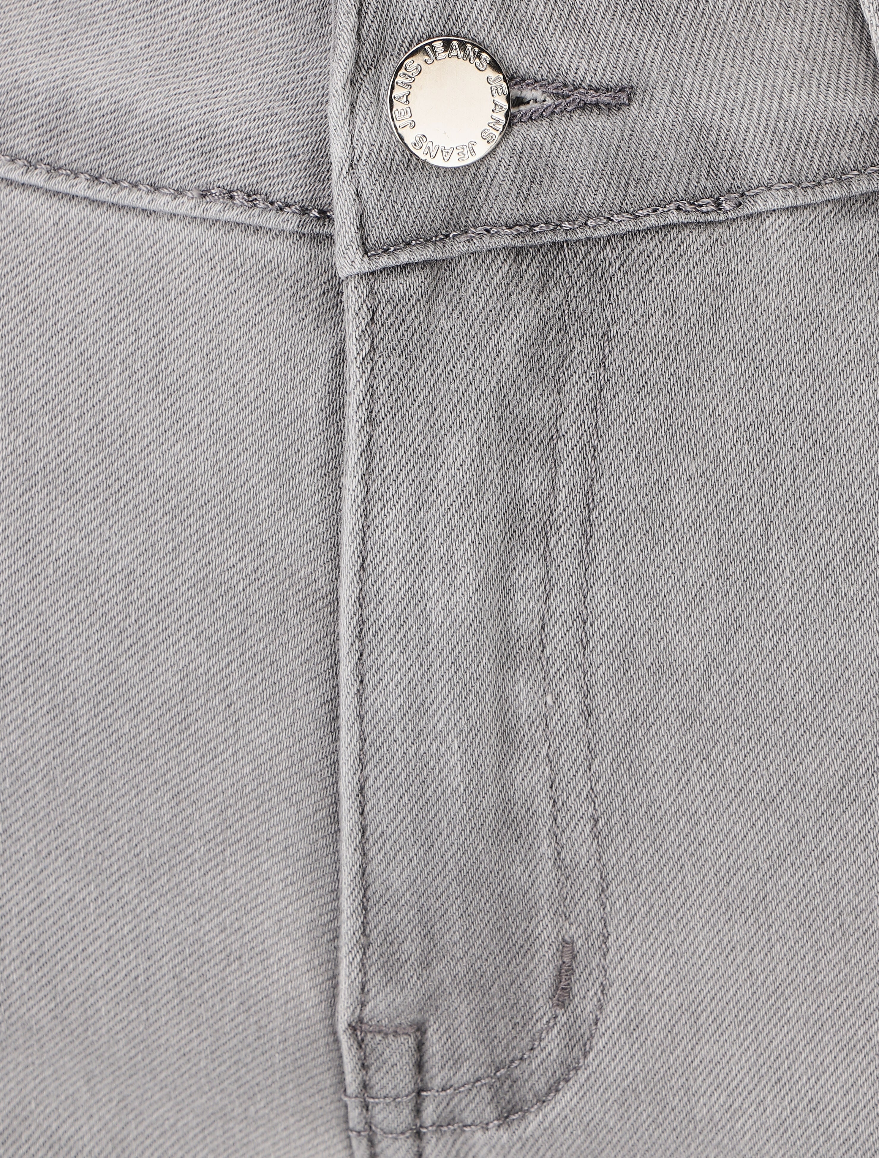 Rechte jeans met revers - Grijs - Image 3