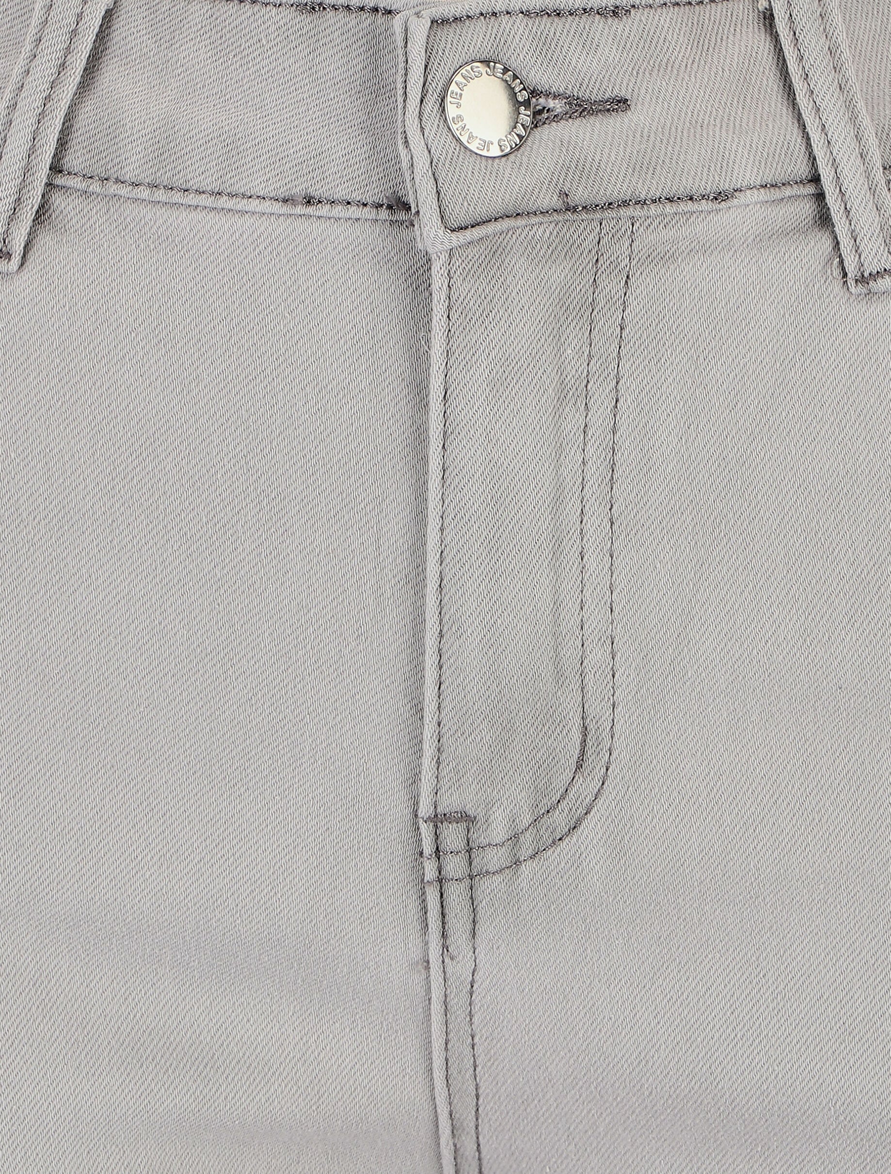 Rechte push-up bermuda met zoom - Grijs - Image 3