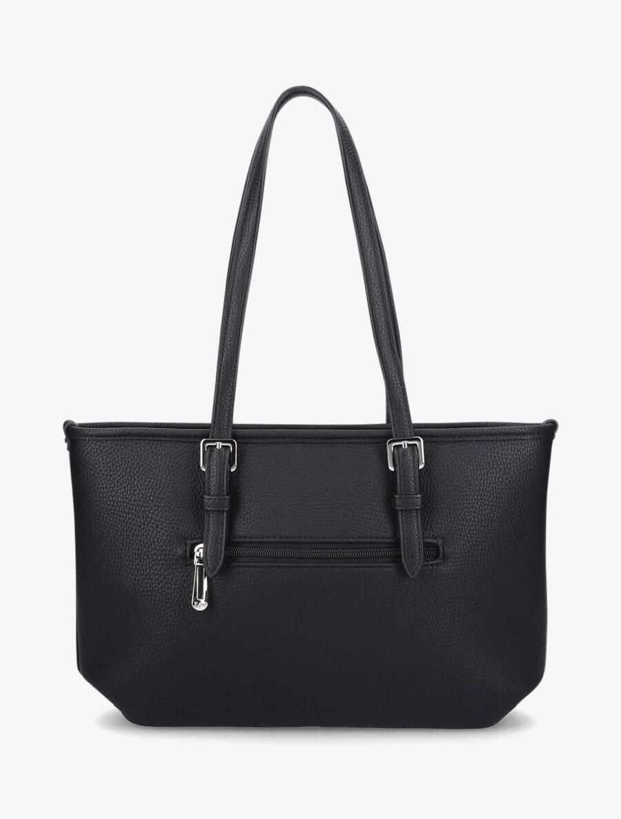 Justine shopper tas - Zwart - Image 3