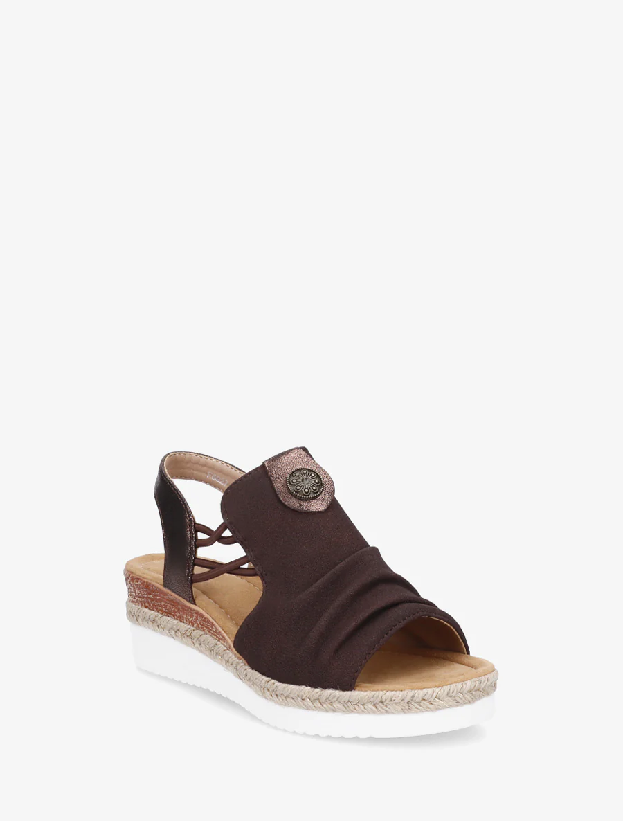 Schoenen met sleehak en rozetmedaille - Bruin - Image 2