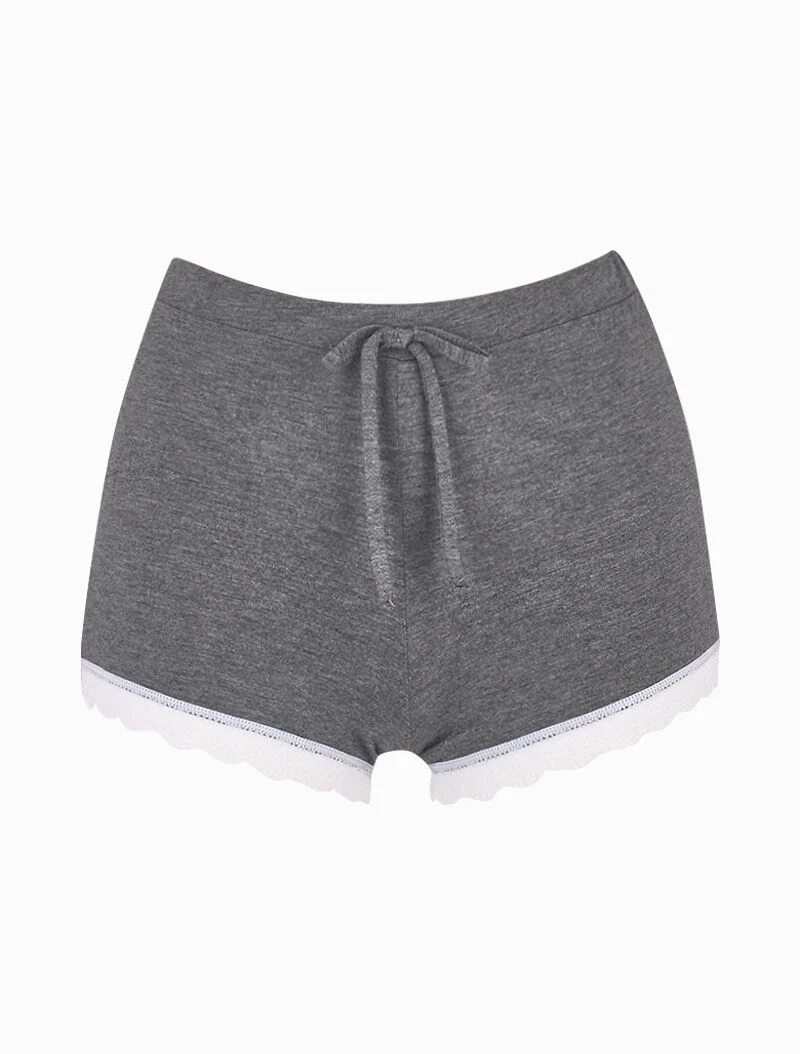 Racerback cami set en shorty - donkergrijs - Image 4