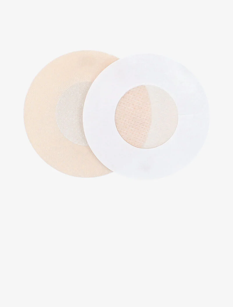 Set van 5 paar zelfklevende tepelbedekkers - beige