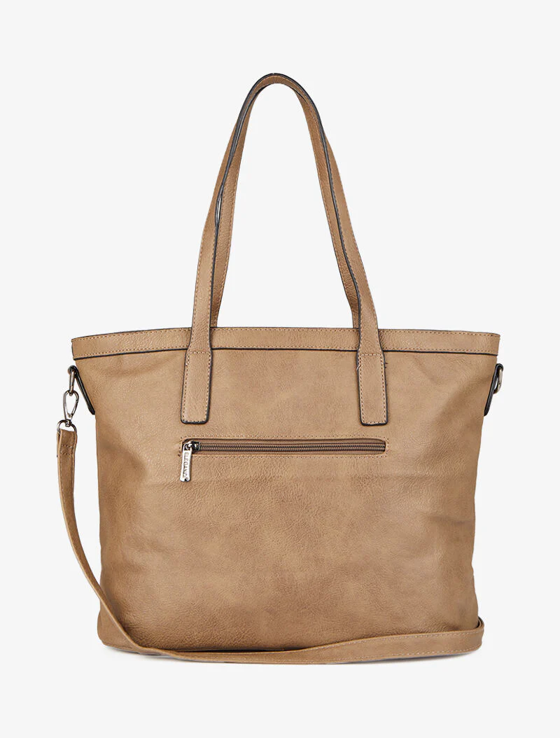 Melinda boodschappentas met zak - Taupe - Image 3