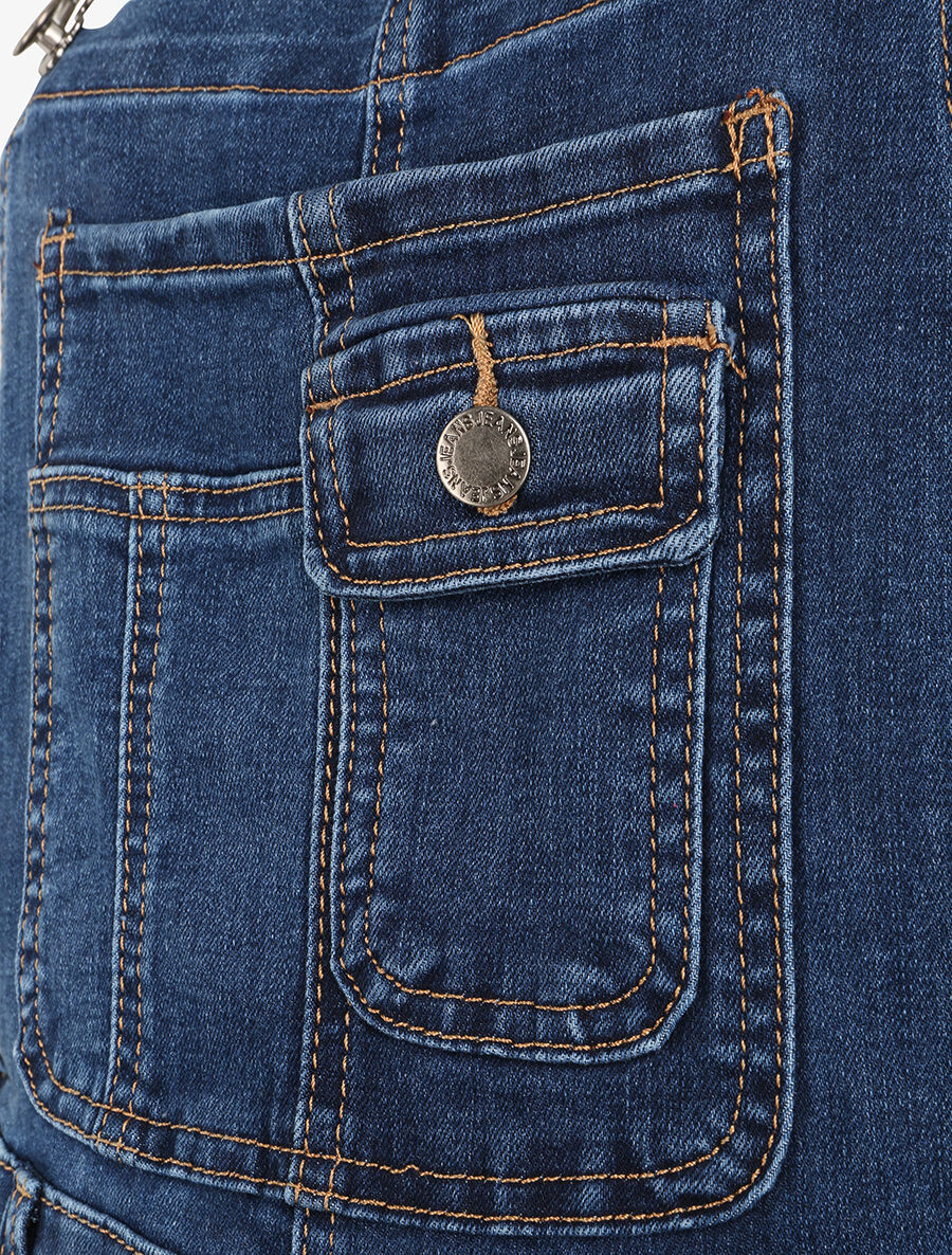 Skinny fit jeans overall - Blauw - Image 3