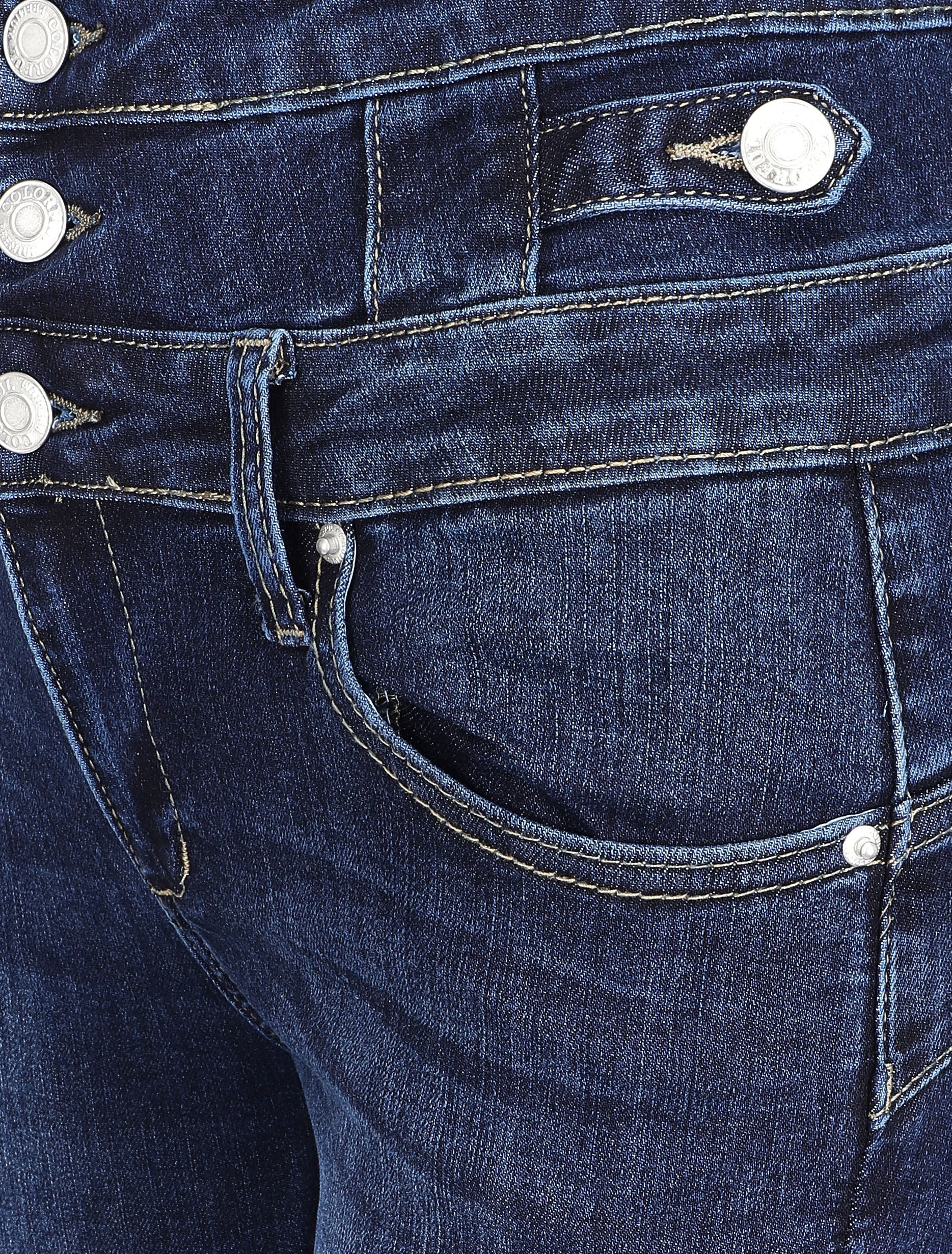 Skinny jeans licht gewassen met hoge taille - Blauw denim - Image 3