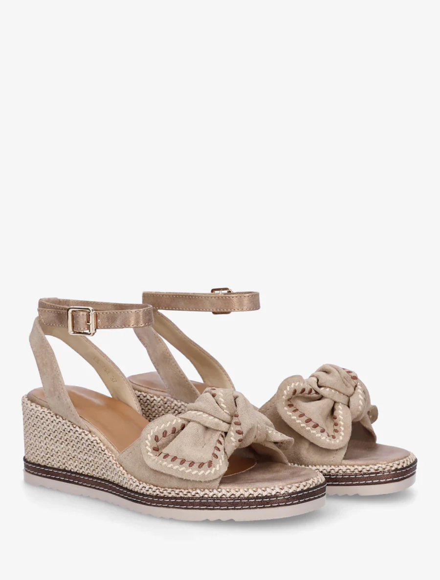 Sleehaksandalen met strik - Mol - Image 4