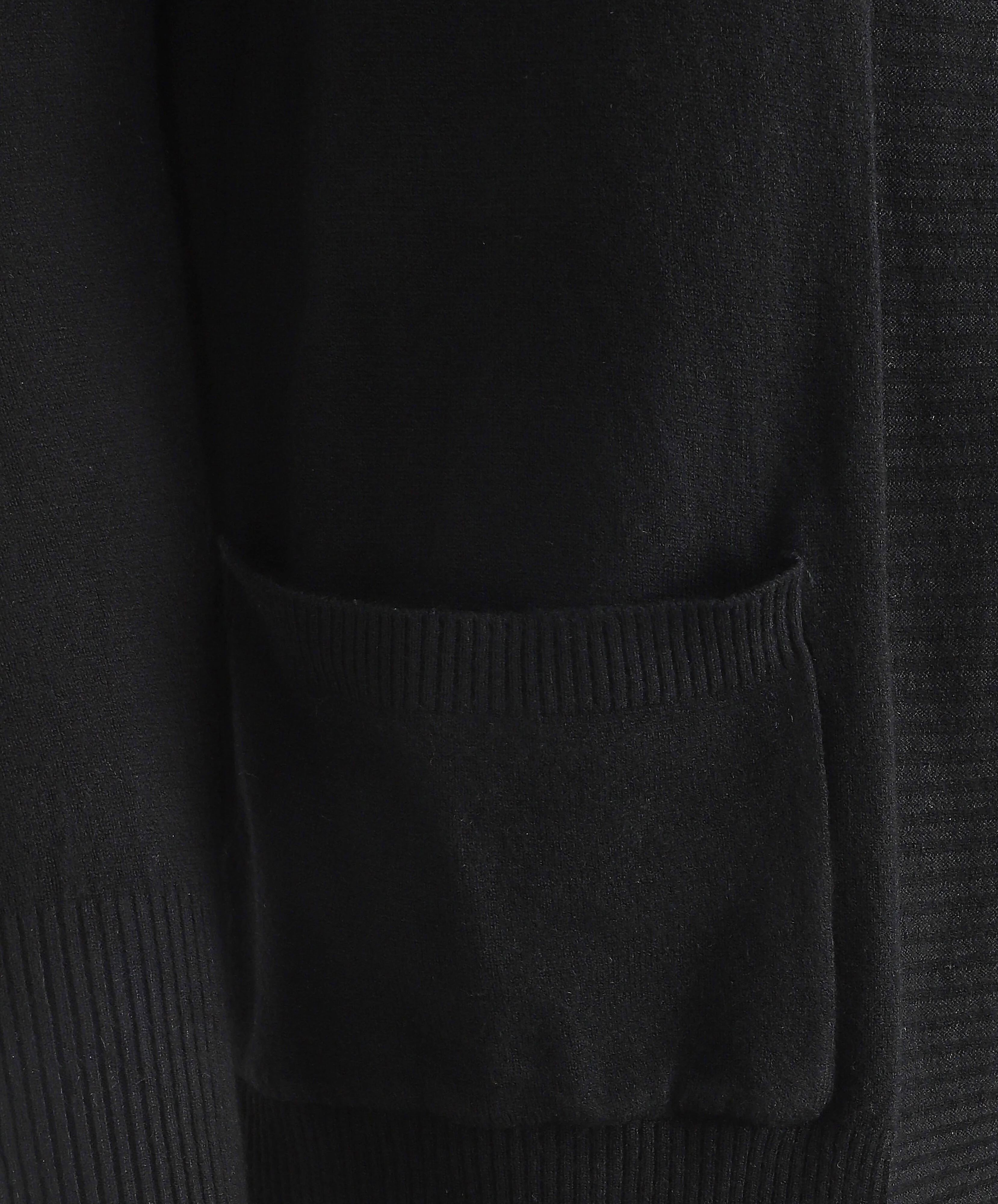 Slim effen vest met opgestikte zakken - zwart - Image 3