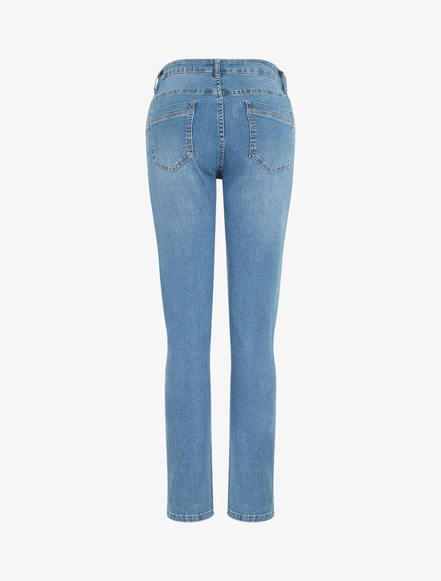 Slim-fit jeans in grote maat - Lichtblauw - Image 2