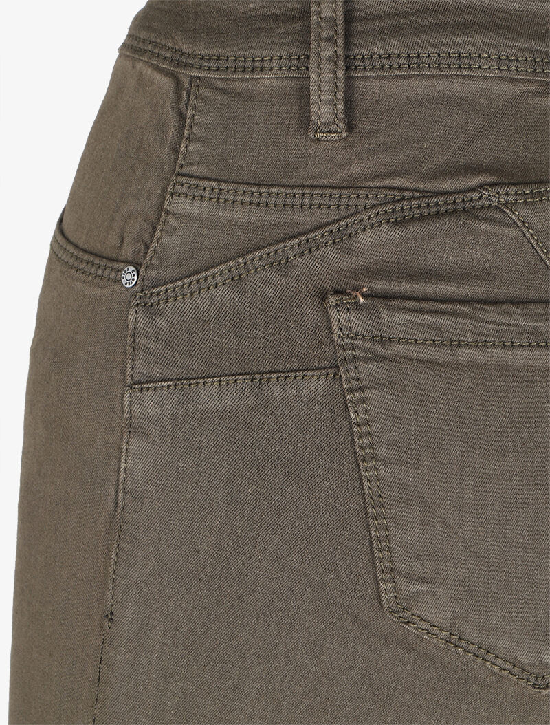 Slim fit stretch jeans - Kakigroen - Image 3