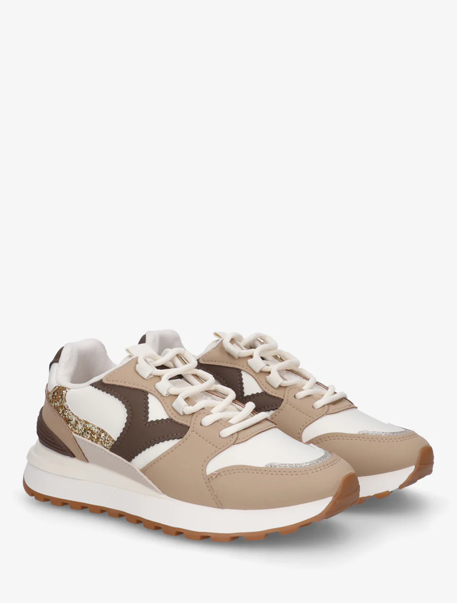 Sneakers met fantasie-inzetstukken - Mol - Image 4