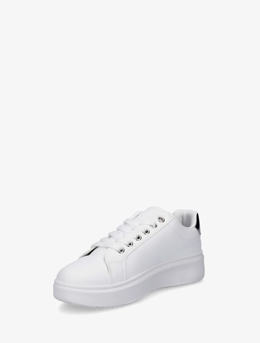 Sneakers met ingelegd strass hartje - Geld - Image 3