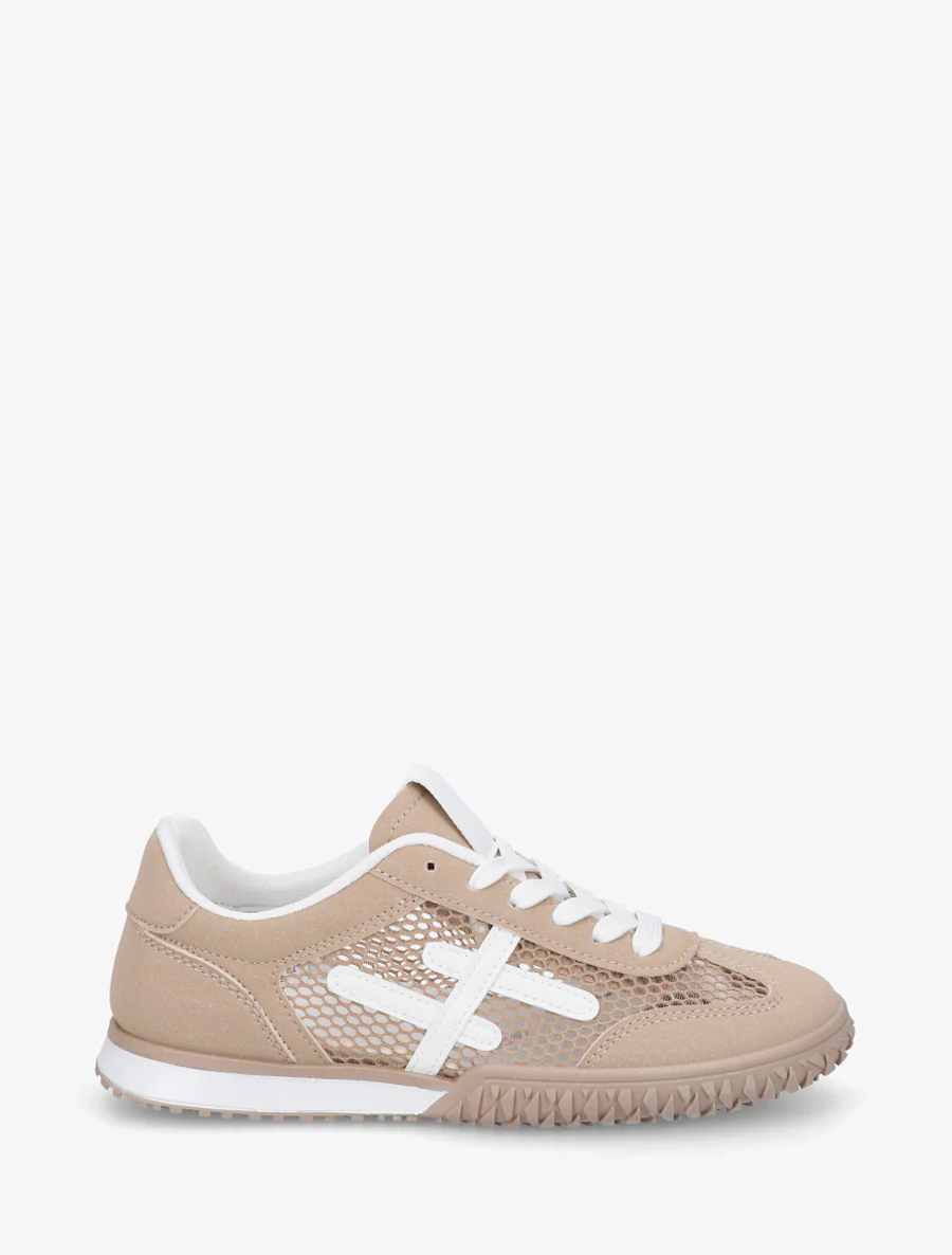 Sneakers met strepen en wafelstof. - Mol