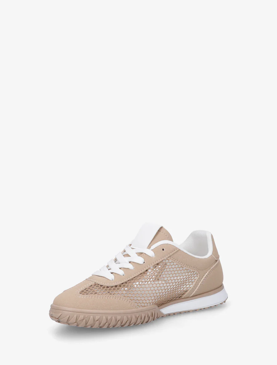 Sneakers met strepen en wafelstof. - Mol - Image 3
