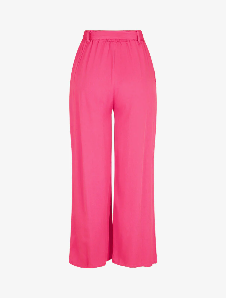 Soepele elastische broek - Fuchsia - Image 2