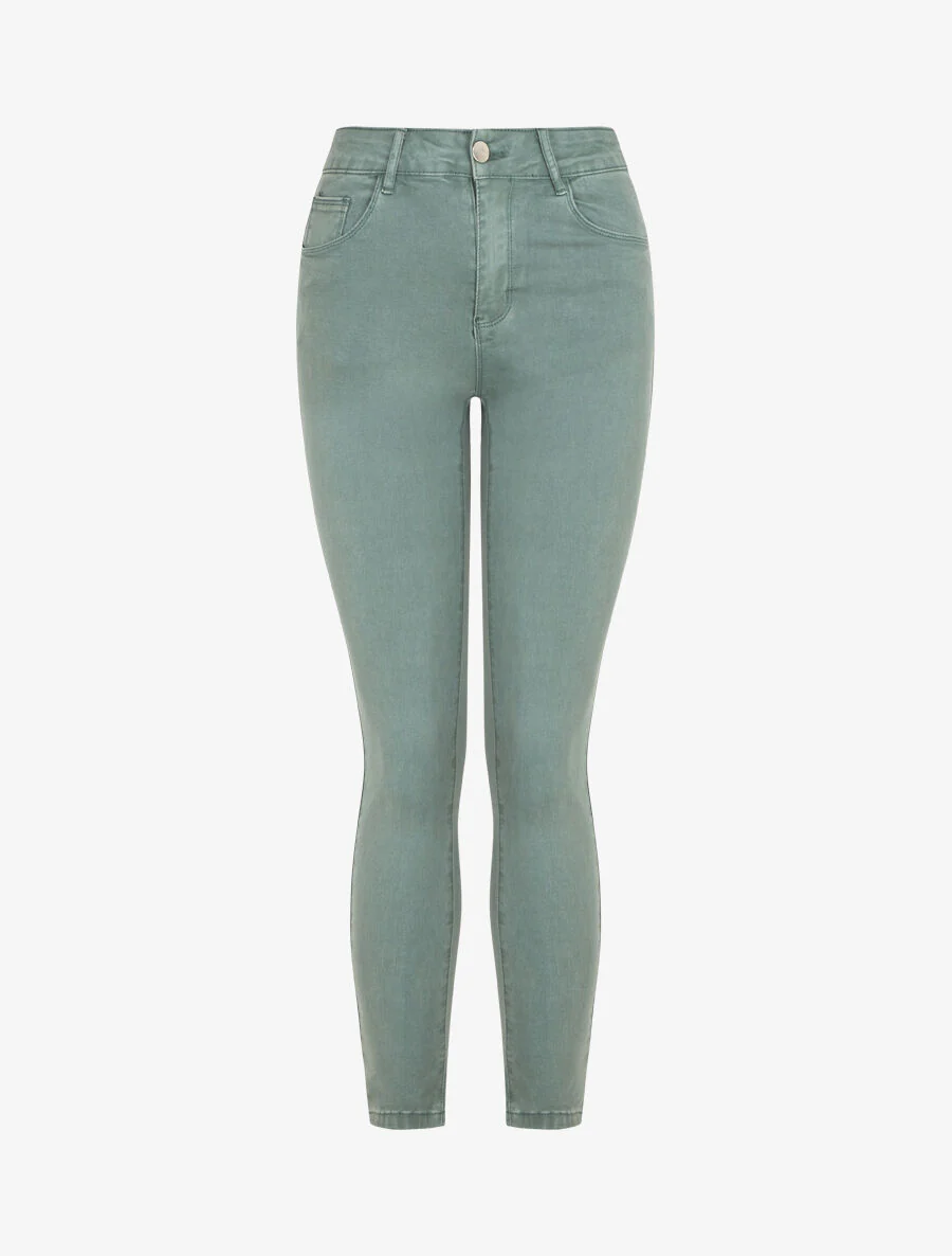Standaard slim fit jeans - Khaki