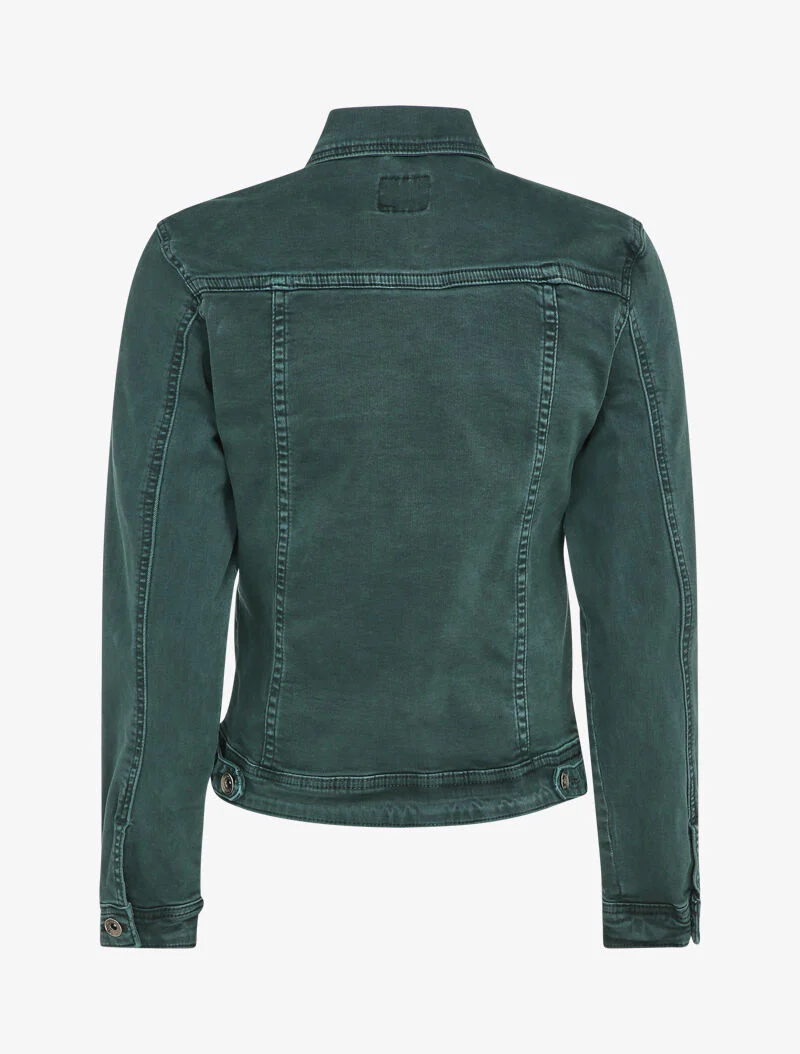 Stretch spijkerjasje - Groen - Image 2