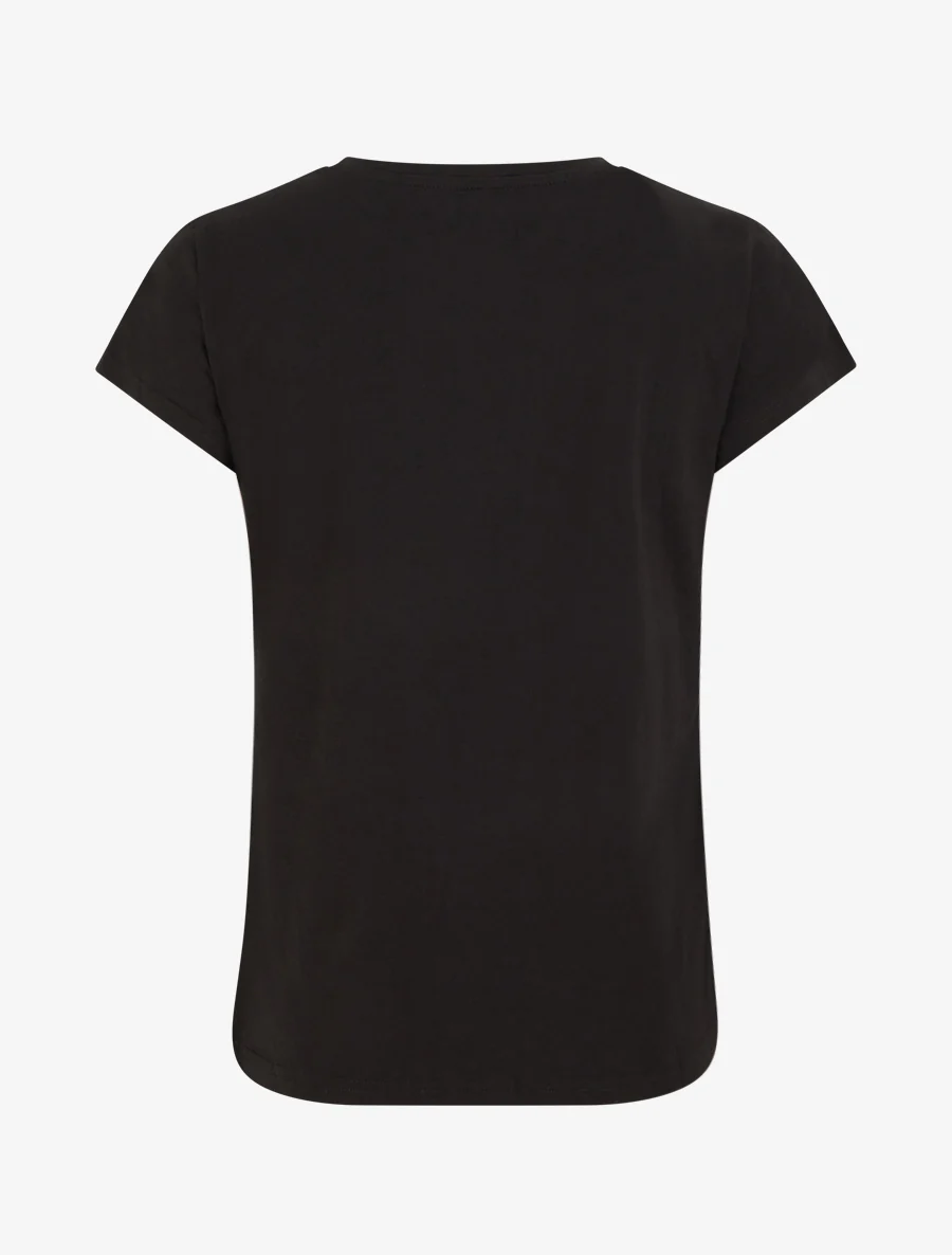 Summer Time T-shirt met strass - Zwart - Image 2