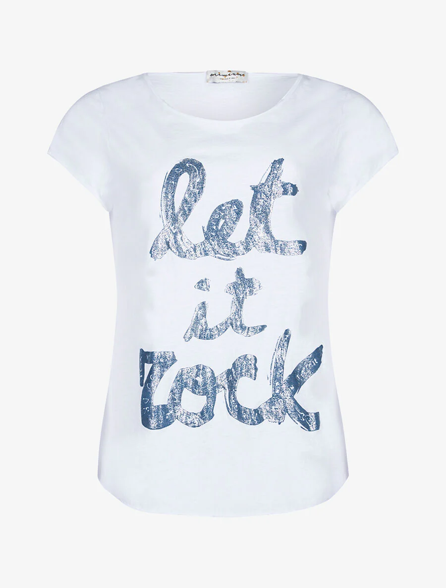 T-shirt let it rock - wit
