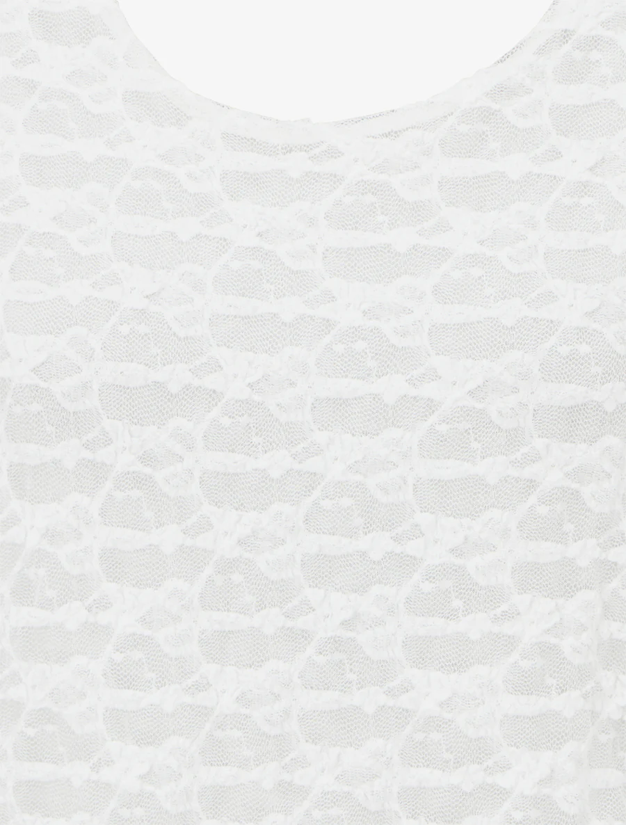 Top kantkogel - Wit - Image 3
