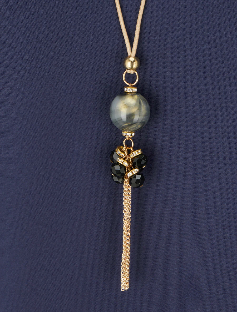 Top met korte mouwen - Marine - Image 3