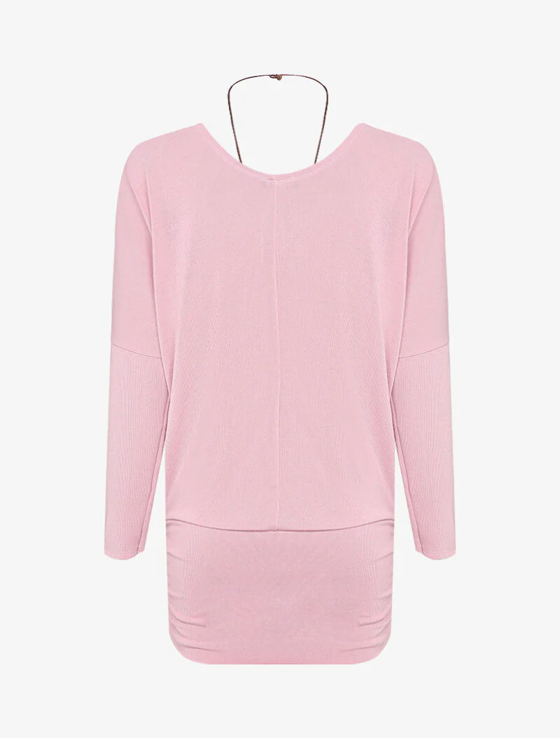Top vleermuis met schouderriem - Roze - Image 3