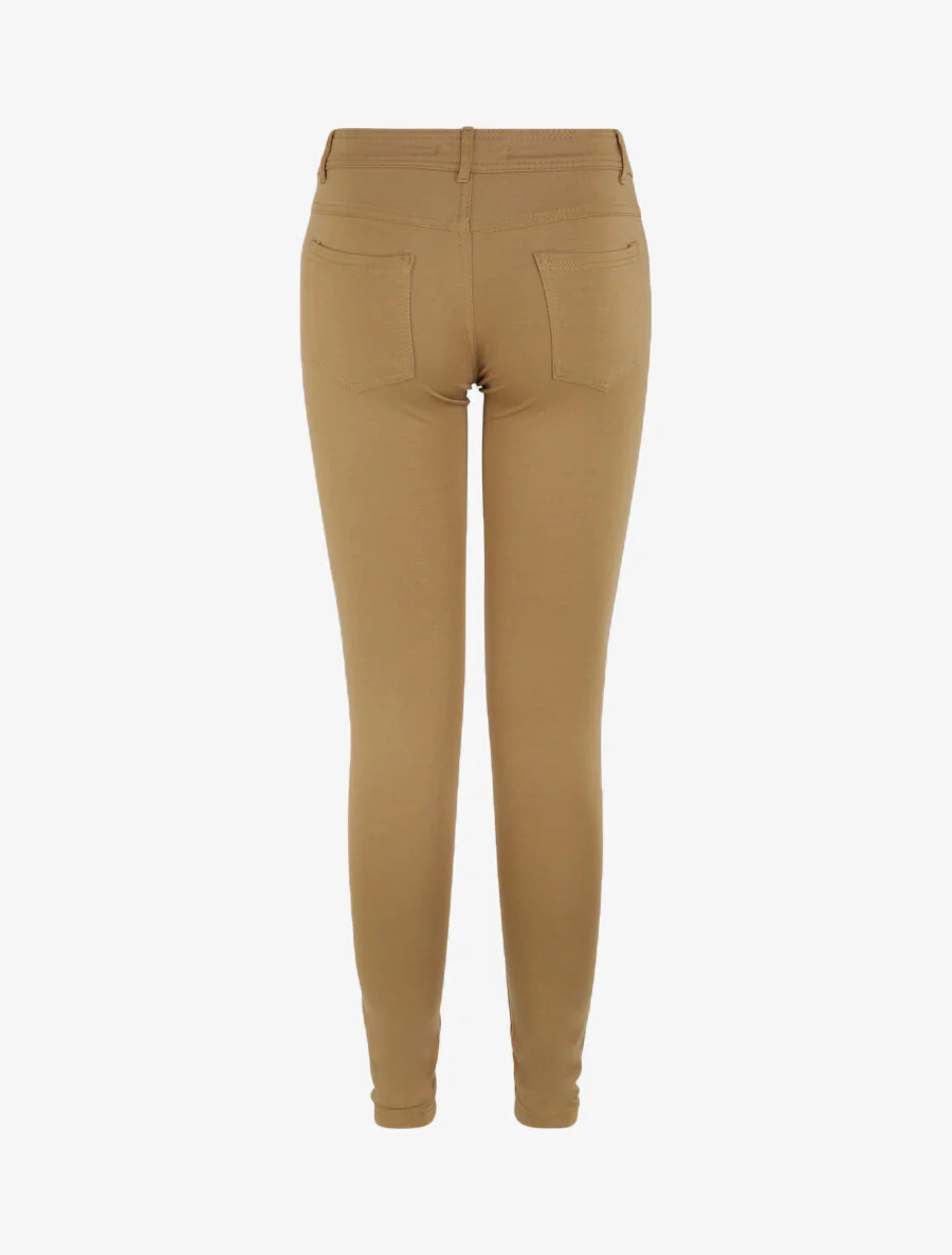 Ultra skinny broek effen - Taupe - Image 2