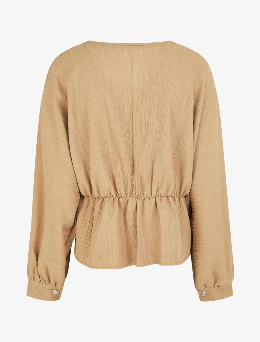 Vlotte blouse met decoratieve knopen - Mol - Image 2