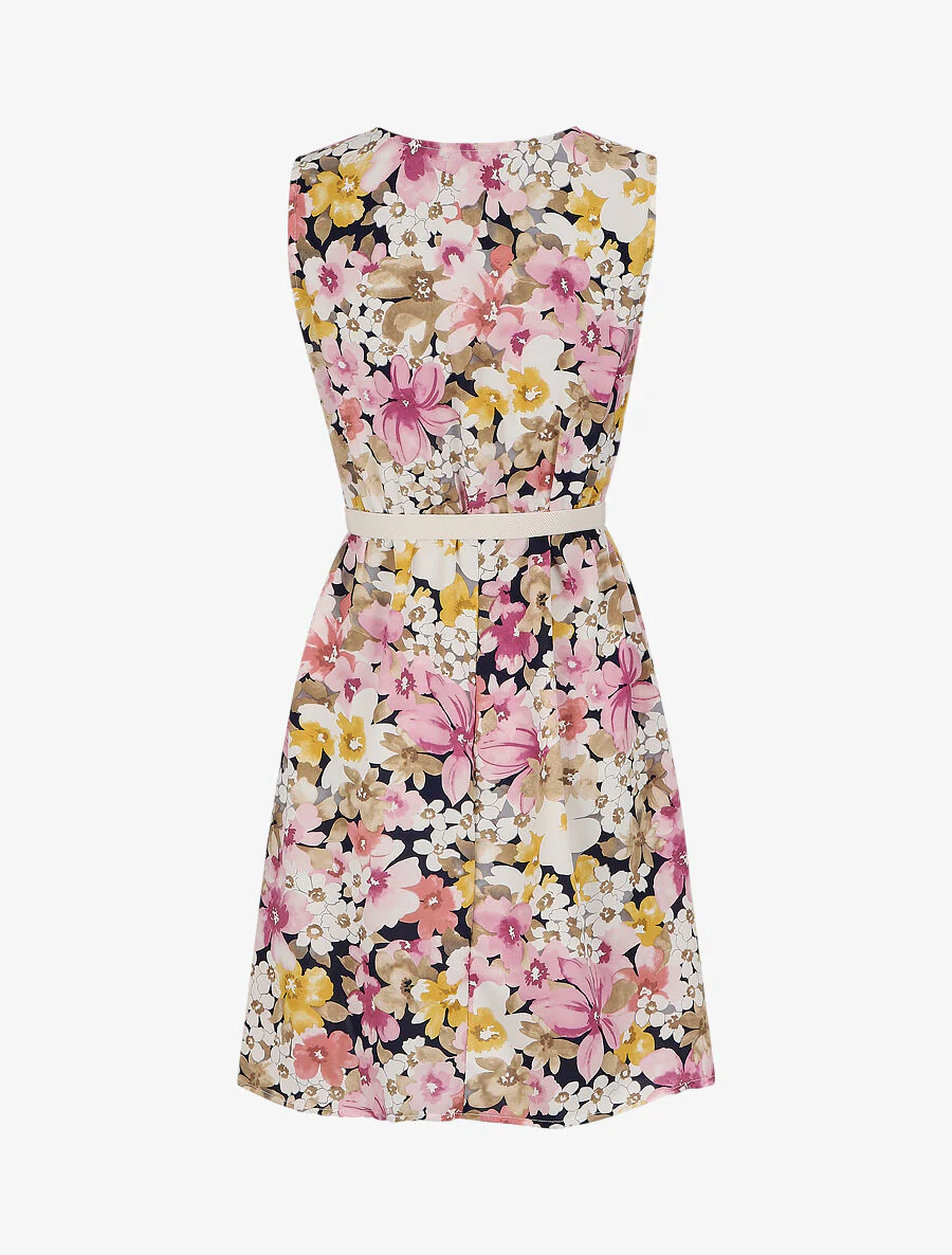 Zomerbloemenprint plooirok - Roze - Image 2